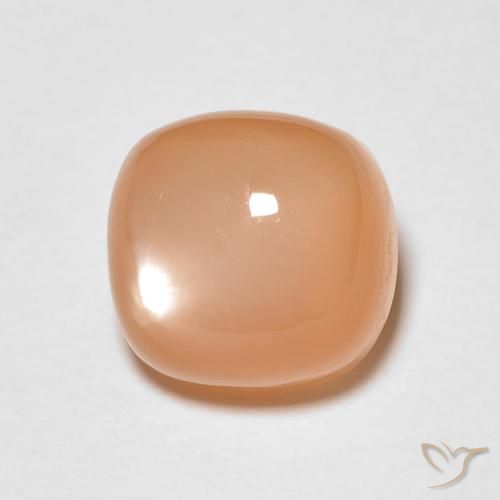 1.97ct Натуральный Канталупа Апельсин Лунный камень, Подушка, Полупрозрачный