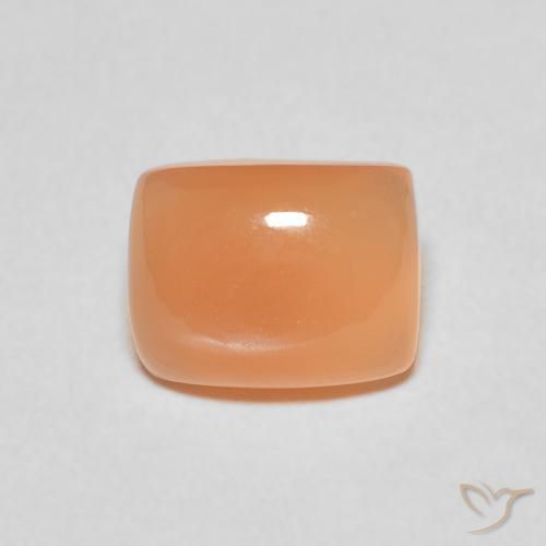 2.54ct Натуральный Средний апельсин Лунный камень, Подушка, Полупрозрачный