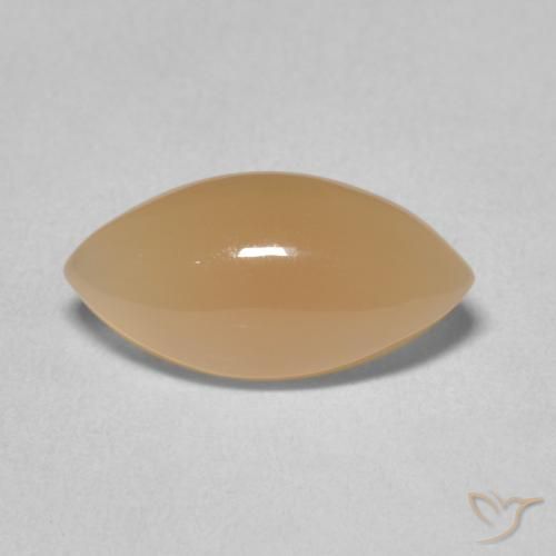 2.91ct Натуральный Средний апельсин Лунный камень, Маркиза, Полупрозрачный