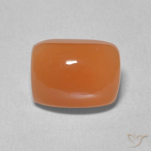 2.41ct Натуральный Средний апельсин Лунный камень, Подушка, Полупрозрачный