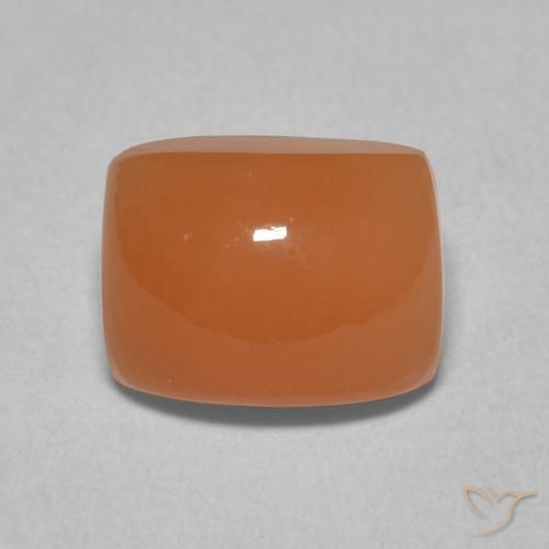 2.75ct Натуральный Средний апельсин Лунный камень, Подушка, Полупрозрачный