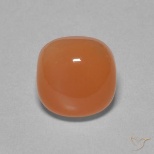 2.37ct Натуральный Средний апельсин Лунный камень, Подушка, Полупрозрачный