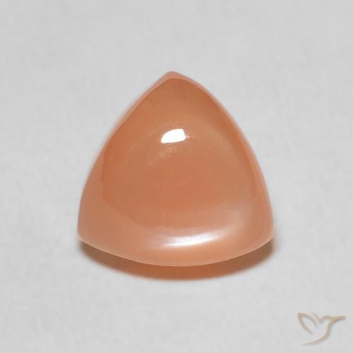 1.98ct Натуральный Средний апельсин Лунный камень, Триллион, Полупрозрачный