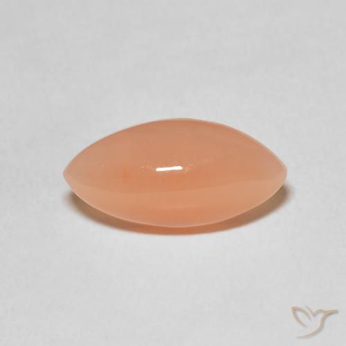 2.93ct Натуральный Средний апельсин Лунный камень, Маркиза, Полупрозрачный