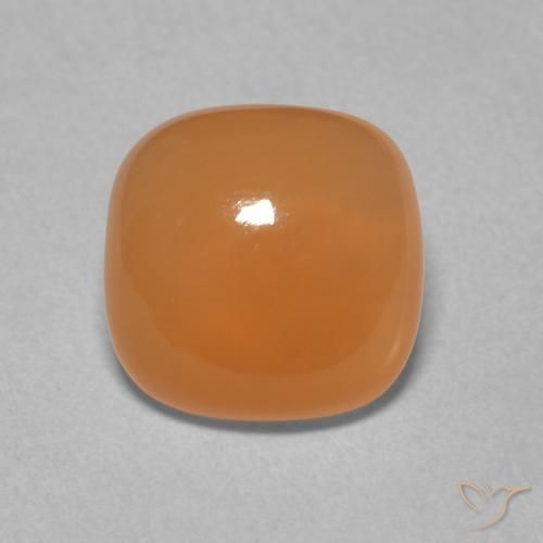 1.94ct Натуральный Средний апельсин Лунный камень, Подушка, Полупрозрачный