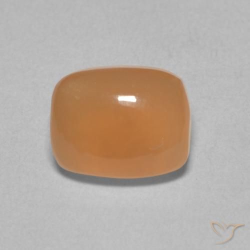 2.36ct Натуральный Средний апельсин Лунный камень, Подушка, Полупрозрачный