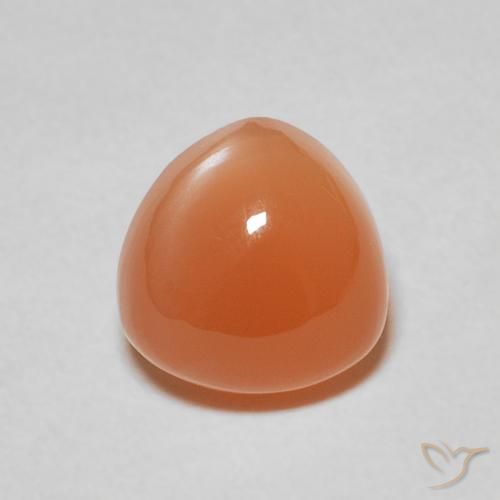 2.15ct Натуральный Средний апельсин Лунный камень, Триллион, Полупрозрачный