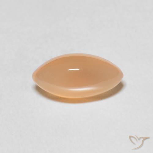1.25ct Натуральный Средний апельсин Лунный камень, Маркиза, Полупрозрачный