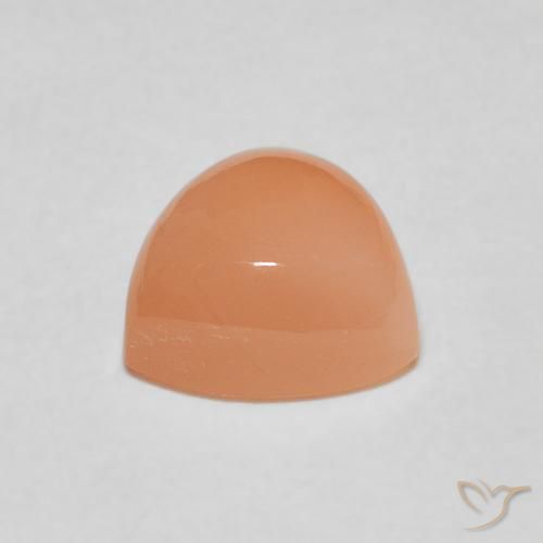 2.21 карата, натуральный Medium Light-Orange Лунный камень, Триллион, Полупрозрачный