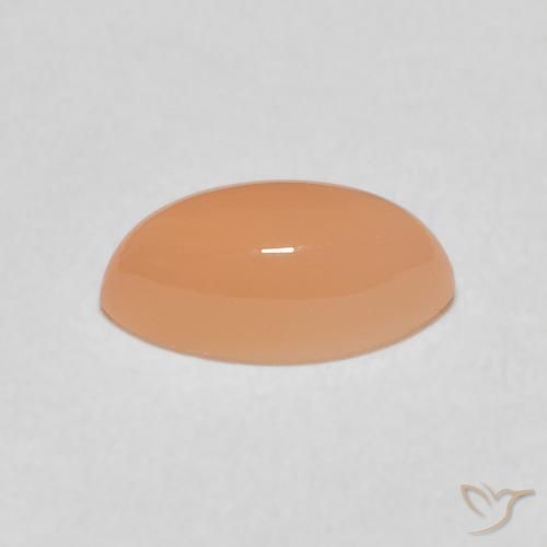 1.51 карата, натуральный Medium Light-Orange Лунный камень, Маркиза, Полупрозрачный