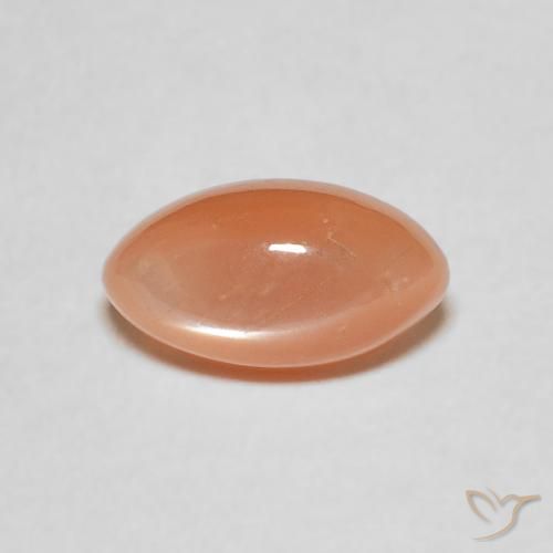 1.34ct Натуральный Средний апельсин Лунный камень, Маркиза, Полупрозрачный