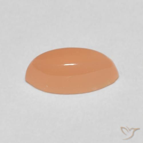 1.35 карата, натуральный Medium Light-Orange Лунный камень, Маркиза, Полупрозрачный
