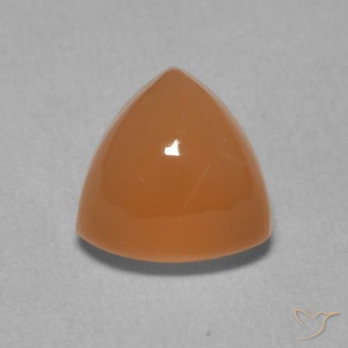 2.07ct Натуральный Средний апельсин Лунный камень, Триллион, Полупрозрачный