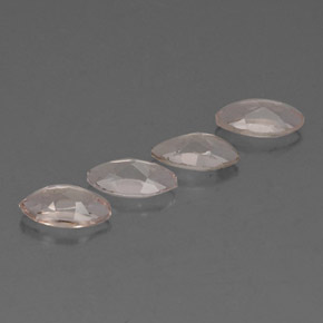  карата, натуральный Светло-розовый Морганит, Маркиза, Чистота VVS