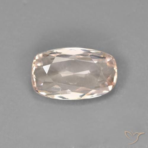 0.76ct Натуральный Очень светло-розовый Морганит, Подушка, VVS-VS