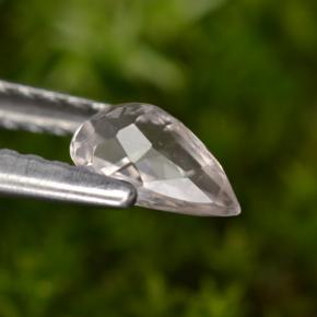 0.43 карата, натуральный Светло-розовый Морганит, Форма груши, Чистота VVS