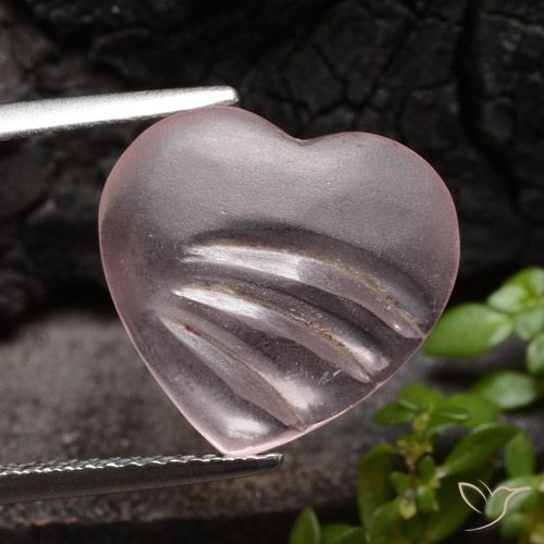 4.50ct Натуральный Оттенки розового Морганит, Сердце, Прозрачный