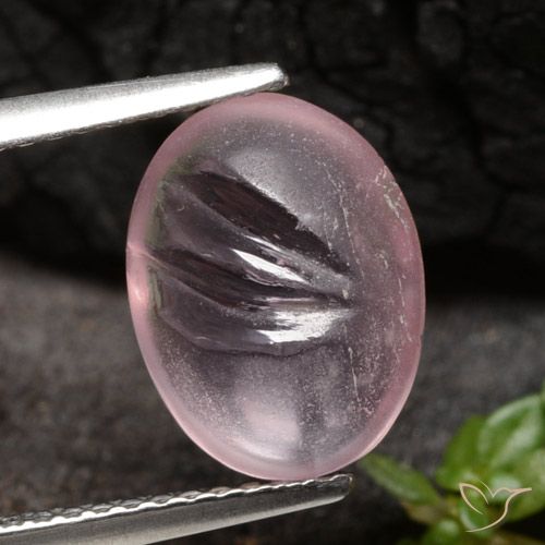 3.09ct Натуральный Средний розовый Морганит, Овал, Прозрачный