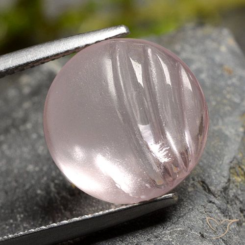7.33ct Натуральный Розово-розовый тон Морганит, Круглый, Прозрачный