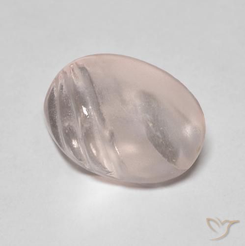 4.15ct Натуральный Светло-розовый Морганит, Овал, Прозрачный