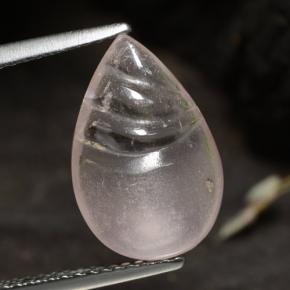 3.60 карата, натуральный Светло-розовый Морганит, Форма груши, Прозрачный