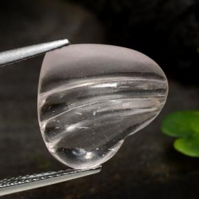 6.23 карата, натуральный Кораллово-розовый тон Морганит, Форма сердца, Прозрачный