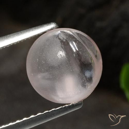 2.54ct Натуральный Светло-розовый Морганит, Круглый, Прозрачный