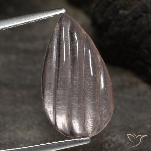 3.74ct Натуральный Розово-розовый тон Морганит, Форма груши, Прозрачный