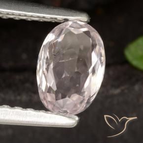 0.57 карата, натуральный Фламинго Розовый Морганит, Овал, VS-SI