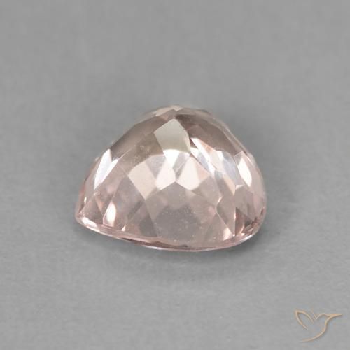 0.94 карата, натуральный Medium Light-Pink Морганит, Сердце, VVS-VS