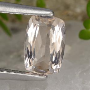 0.84 карата, натуральный Светло-розовый Морганит, Подушка Крой, VVS-VS