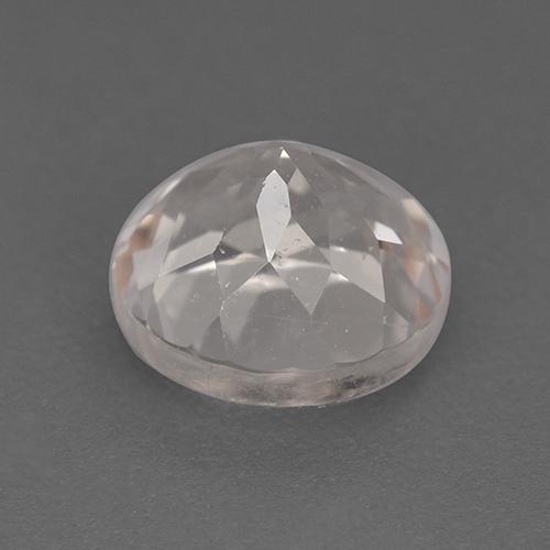 1.37 карата, натуральный Оранжево-розовый Морганит, Огранка Круг, VVS-VS