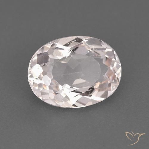 1.51ct Натуральный Светло-розовый Морганит, Овал, Чистота VS