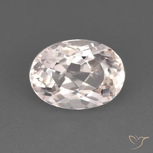 1.36ct Натуральный Светло-розовый Морганит, Овал, Чистота VS