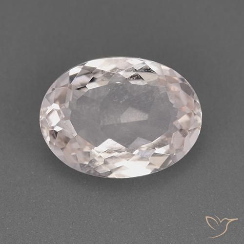 1.63ct Натуральный Светло-розовый Морганит, Овал, Чистота VS