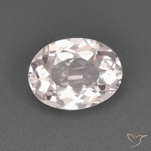 1.30ct Натуральный Светло-розовый Морганит, Овал, Чистота VS