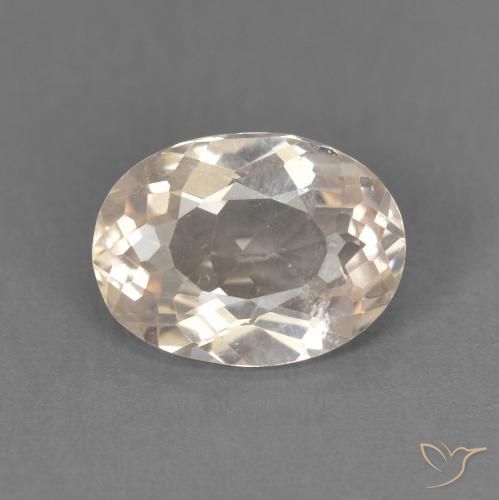 1.50ct Натуральный Средний розовый Морганит, Овал, Чистота VS