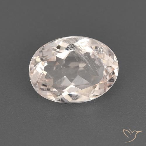 1.18ct Натуральный Средне-светло-розовый Морганит, Овал, Чистота VS