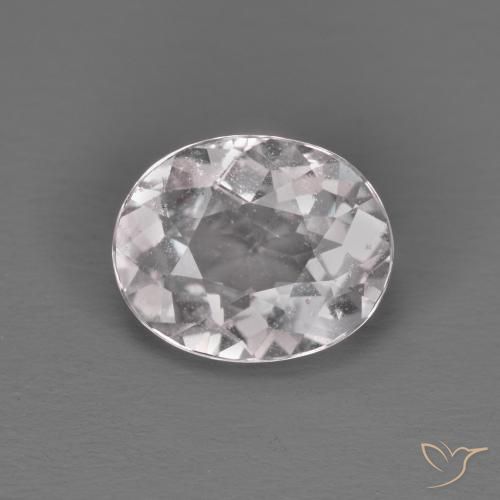 1.16ct Натуральный Светло-розовый Морганит, Овал, Чистота VS