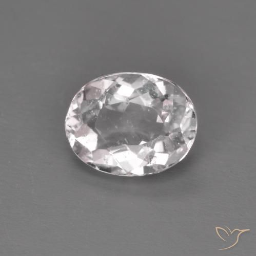 0.93ct Натуральный Светло-розовый Морганит, Овал, Чистота VS