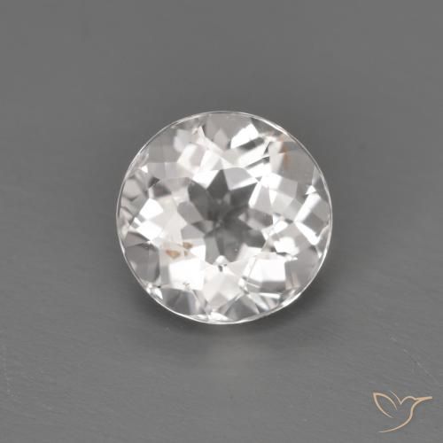 1.09ct Натуральный Светло-розовый Морганит, Круглый, Чистота VS