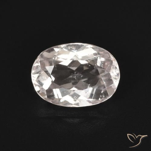 1.23ct Натуральный Светло-розовый Морганит, Овал, Чистота VS