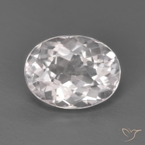 1.54ct Натуральный Светло-розовый Морганит, Овал, Чистота VVS