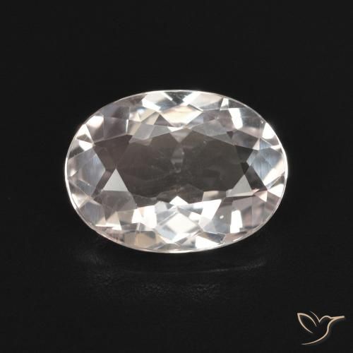 1.27ct Натуральный Светло-розовый Морганит, Овал, Чистота VVS
