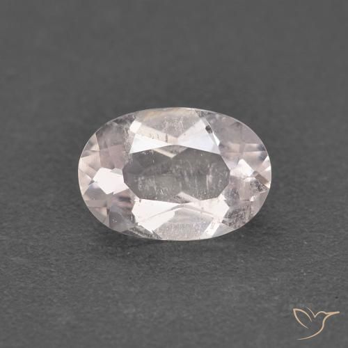 0.57ct Натуральный Светло-розовый Морганит, Овал, VS-SI