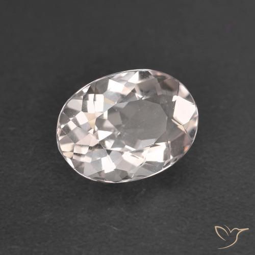 0.99ct Натуральный Светло-розовый Морганит, Овал, Чистота VVS