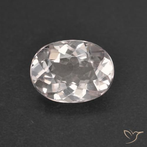 0.98ct Натуральный Очень светло-розовый Морганит, Овал, Чистота VVS