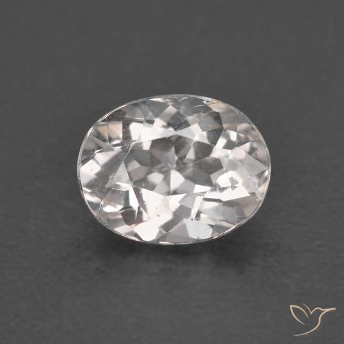 0.94ct Натуральный Очень светло-розовый Морганит, Овал, Чистота VS