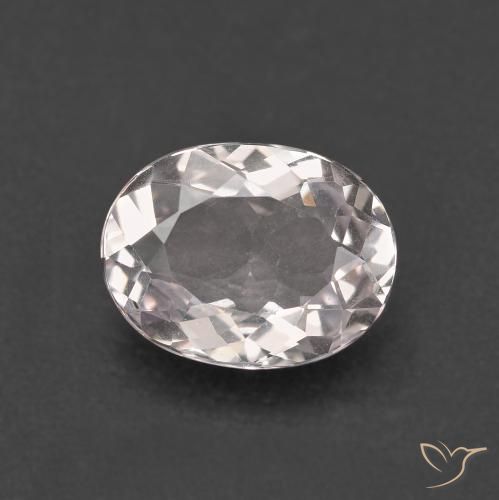 1.66ct Натуральный Светло-розовый Морганит, Овал, VVS-VS