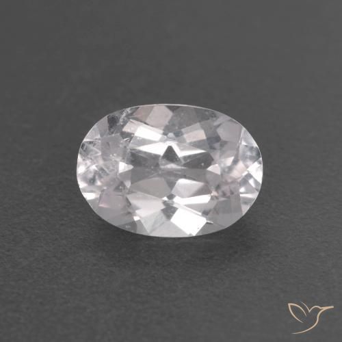 0.63ct Натуральный Очень светло-розовый Морганит, Овал, Чистота VS